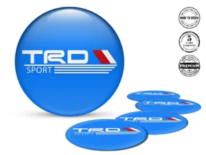 Toyota TRD Wheel Badge Brand Resin Dome Edition
